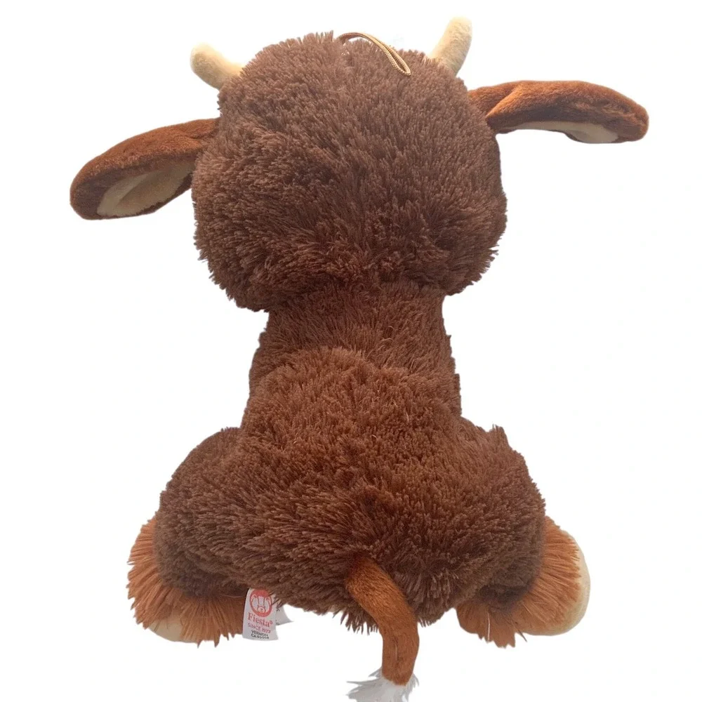 Fiesta Brown White Goat Plush 16